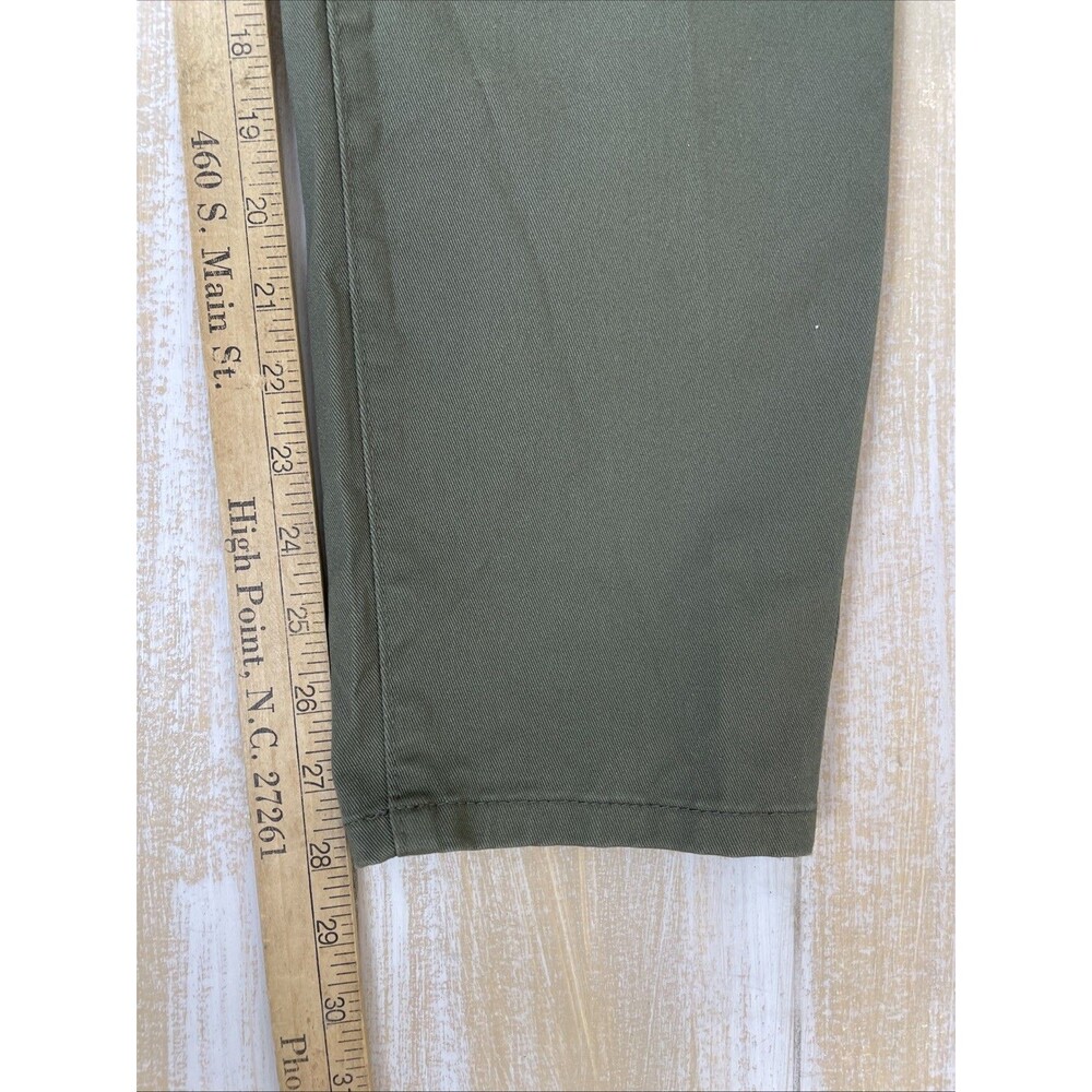 NWT Banana Republic Women's High Rise Twill Pants Green Size 12 - Picture 6 of 11